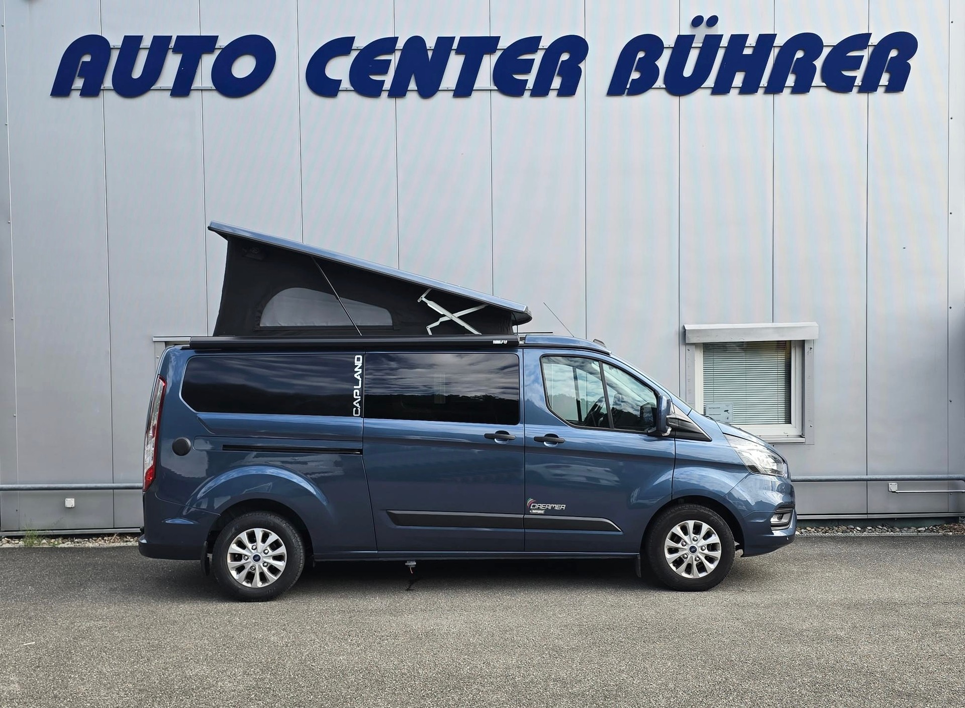 DREAMER COMPACT CAPLAND AUFSTELLDACH 2,0 TDCI DIESEL AUTOMAT FORD TRANSIT CUSTOM