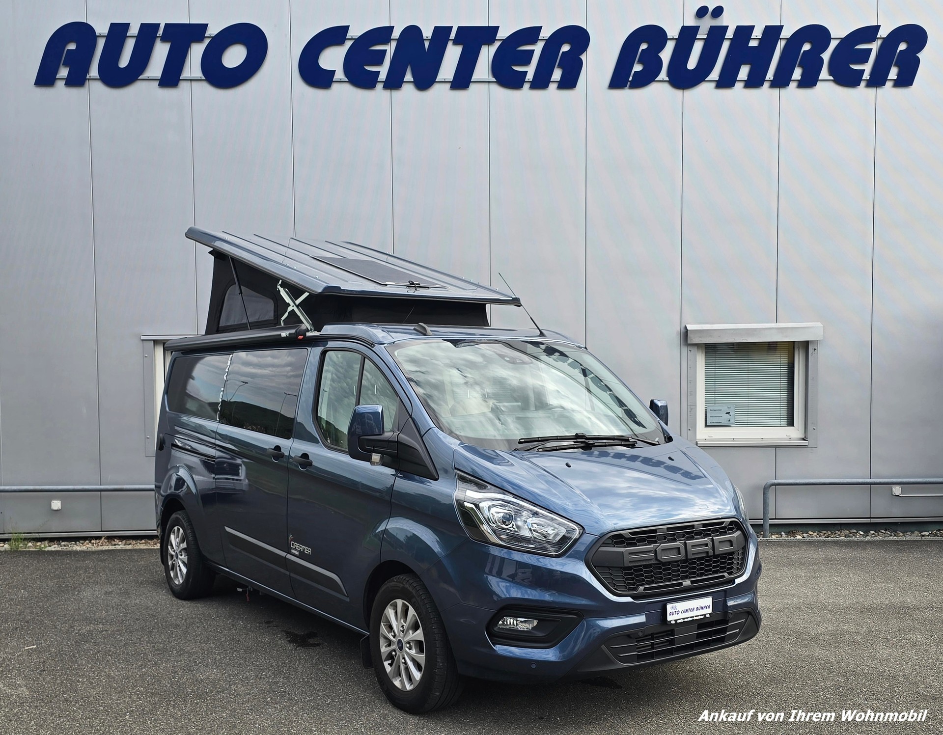 DREAMER COMPACT CAPLAND AUFSTELLDACH 2,0 TDCI DIESEL AUTOMAT FORD TRANSIT CUSTOM-image-2