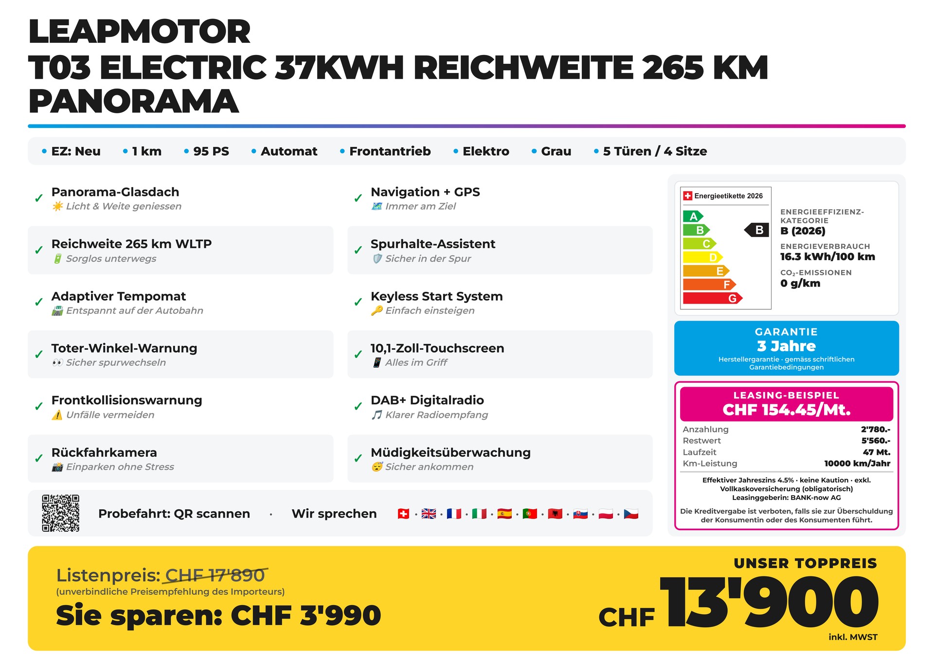 LEAPMOTOR T03 Electric 37kWh Reichweite 265 km Panorama-showroom-element-1