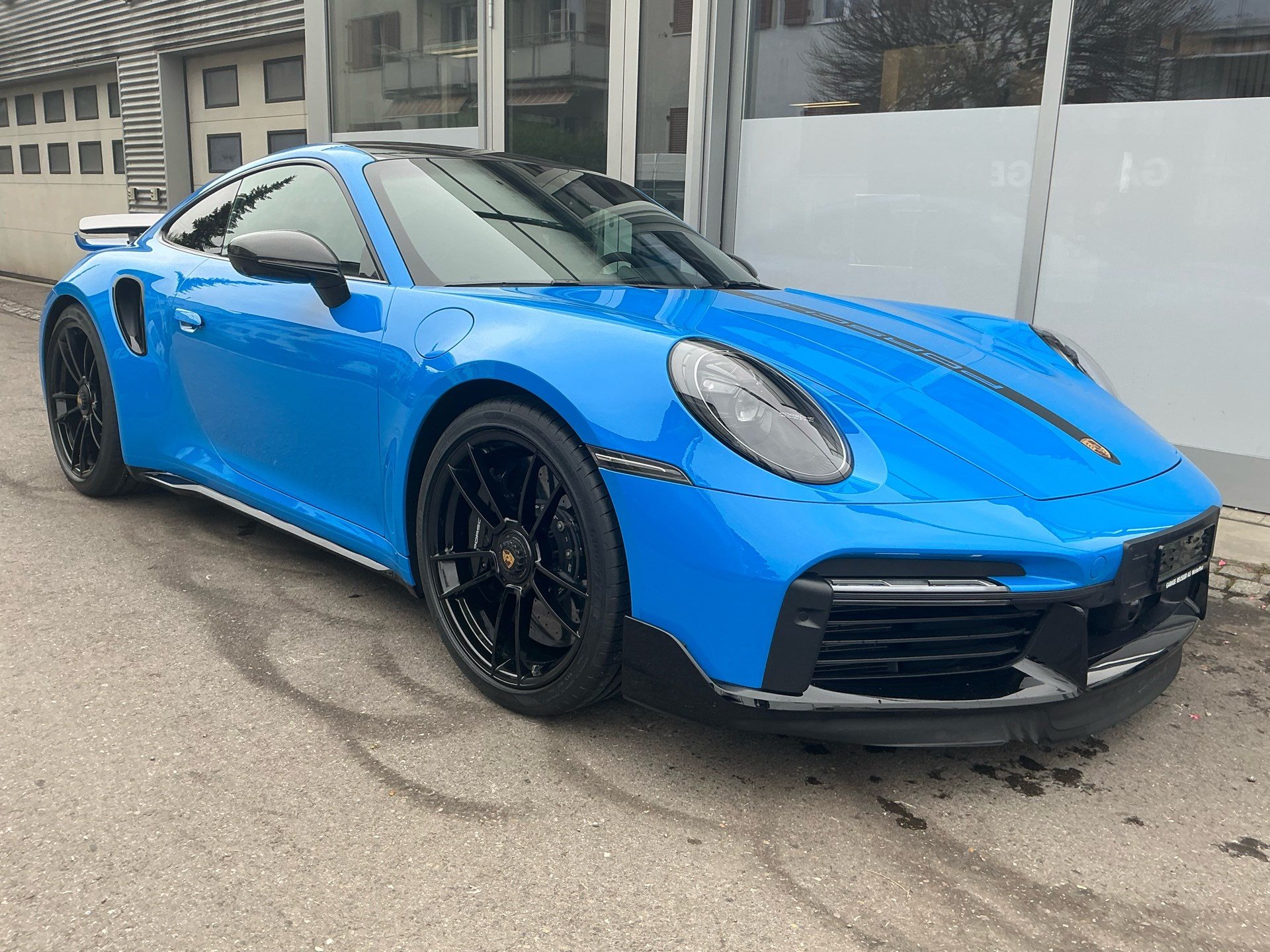PORSCHE 911 Turbo S *** TRAUM IN SHARKBLUE ***-showroom-element-2