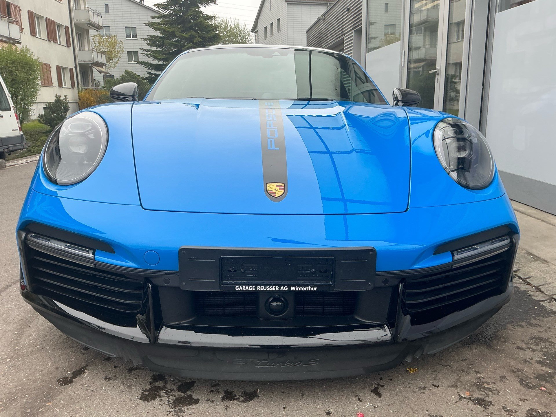 PORSCHE 911 Turbo S *** TRAUM IN SHARKBLUE ***-showroom-element-1