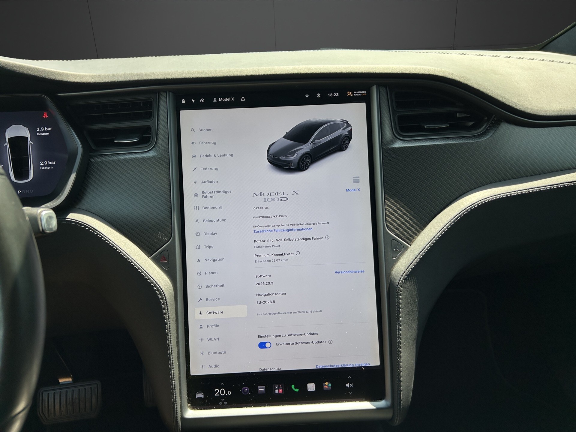 TESLA Model X 100 D Maximale Reichweite / FSD /-image-11