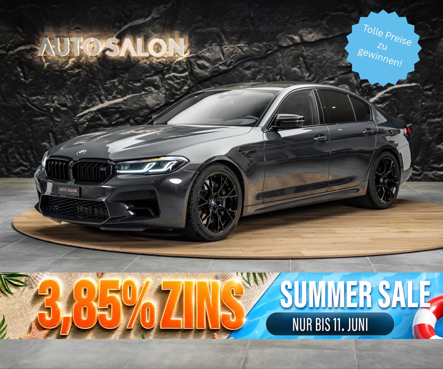 BMW M5 xDrive Competition Drivelogic *Carbon Dach*Head-Up*360°*