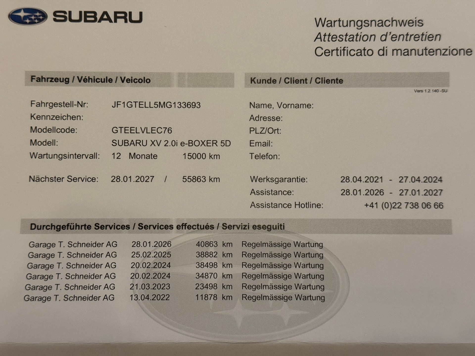 SUBARU 2.0i e-Boxer Swiss Plus-image-19