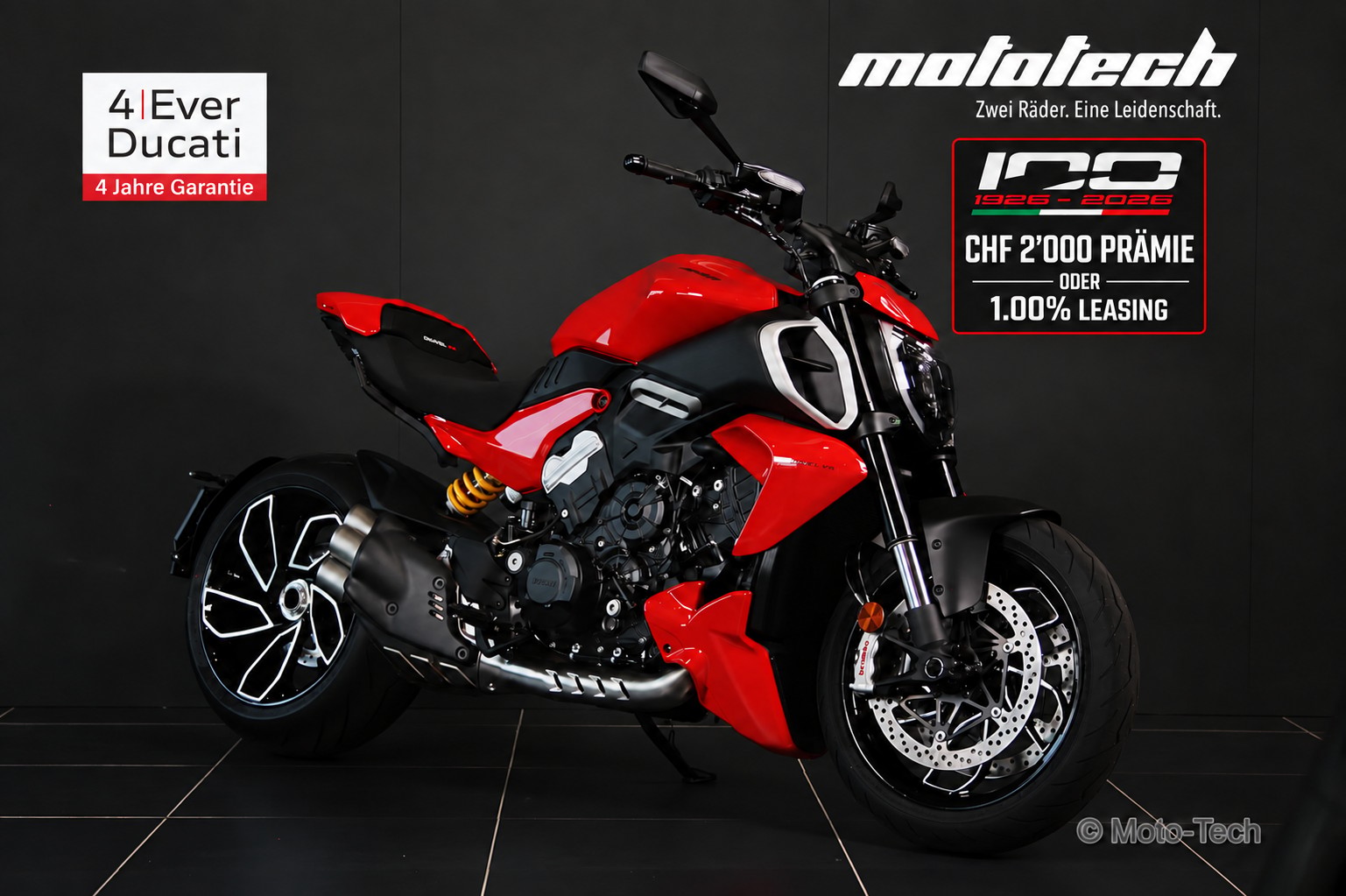 DUCATI Diavel V4 / 4 JAHRE GARANTIE-image-0
