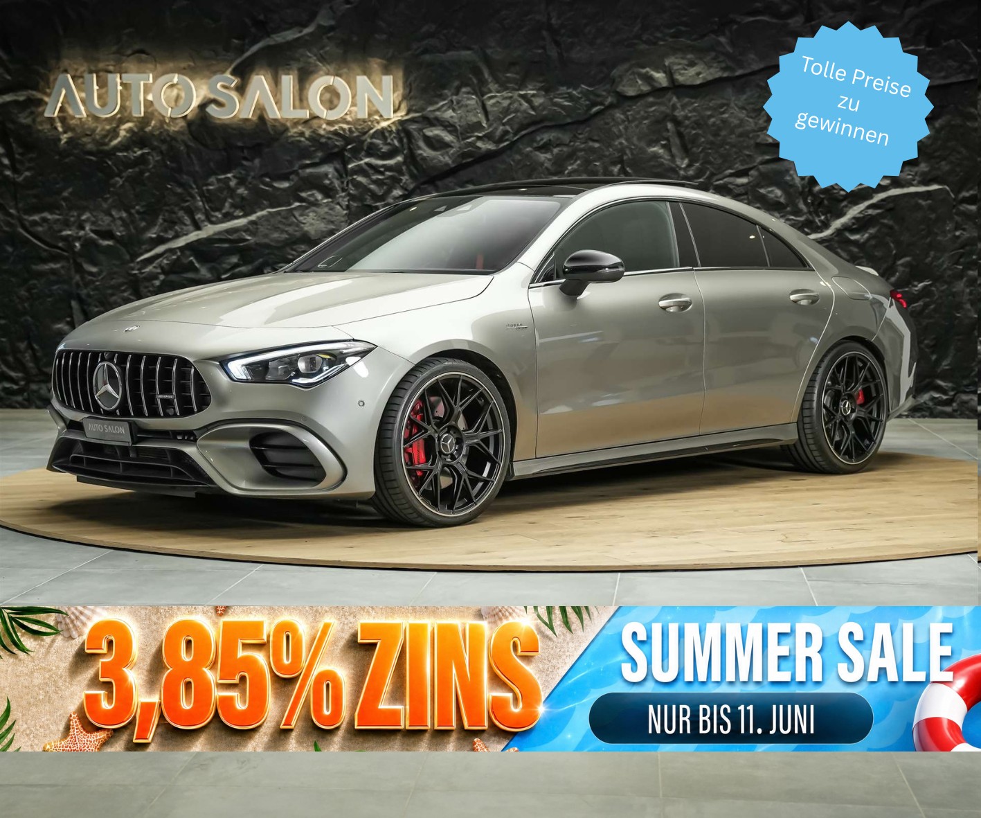 MERCEDES-BENZ CLA 45 S AMG 4Matic+ 8G-DCT *Panorama*Haed-Up*Burmester*