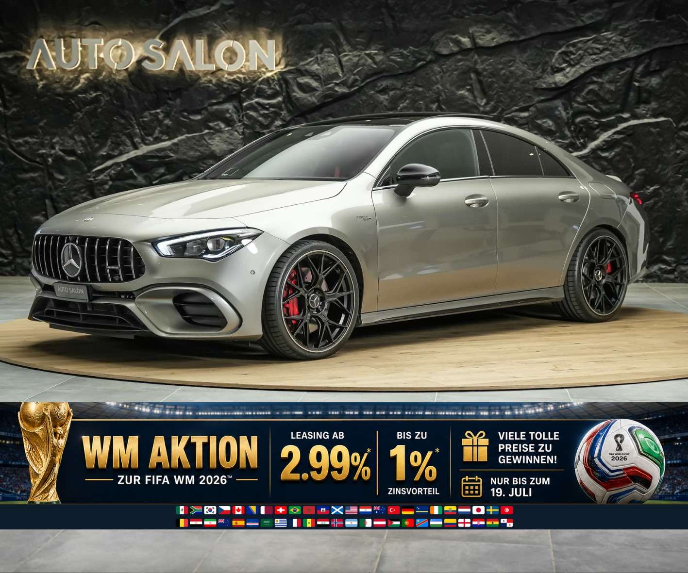 MERCEDES-BENZ CLA 45 S AMG 4Matic+ 8G-DCT *Panorama*Haed-Up*Burmester*-image-0