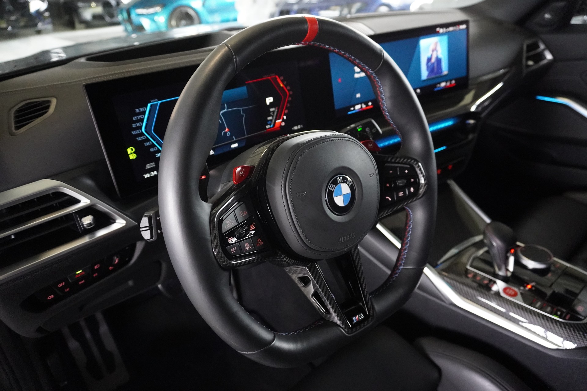 BMW M3 Touring xDrive Competition M // SONDERLACKIERUNG FROZEN BLACK // CARBON PAKET //-image-8