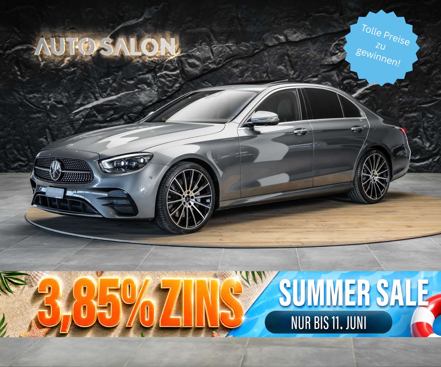 MERCEDES-BENZ E 400 d 4Matic AMG Line 9G-Tronic *Facelift*Panorama*Luftfederung*