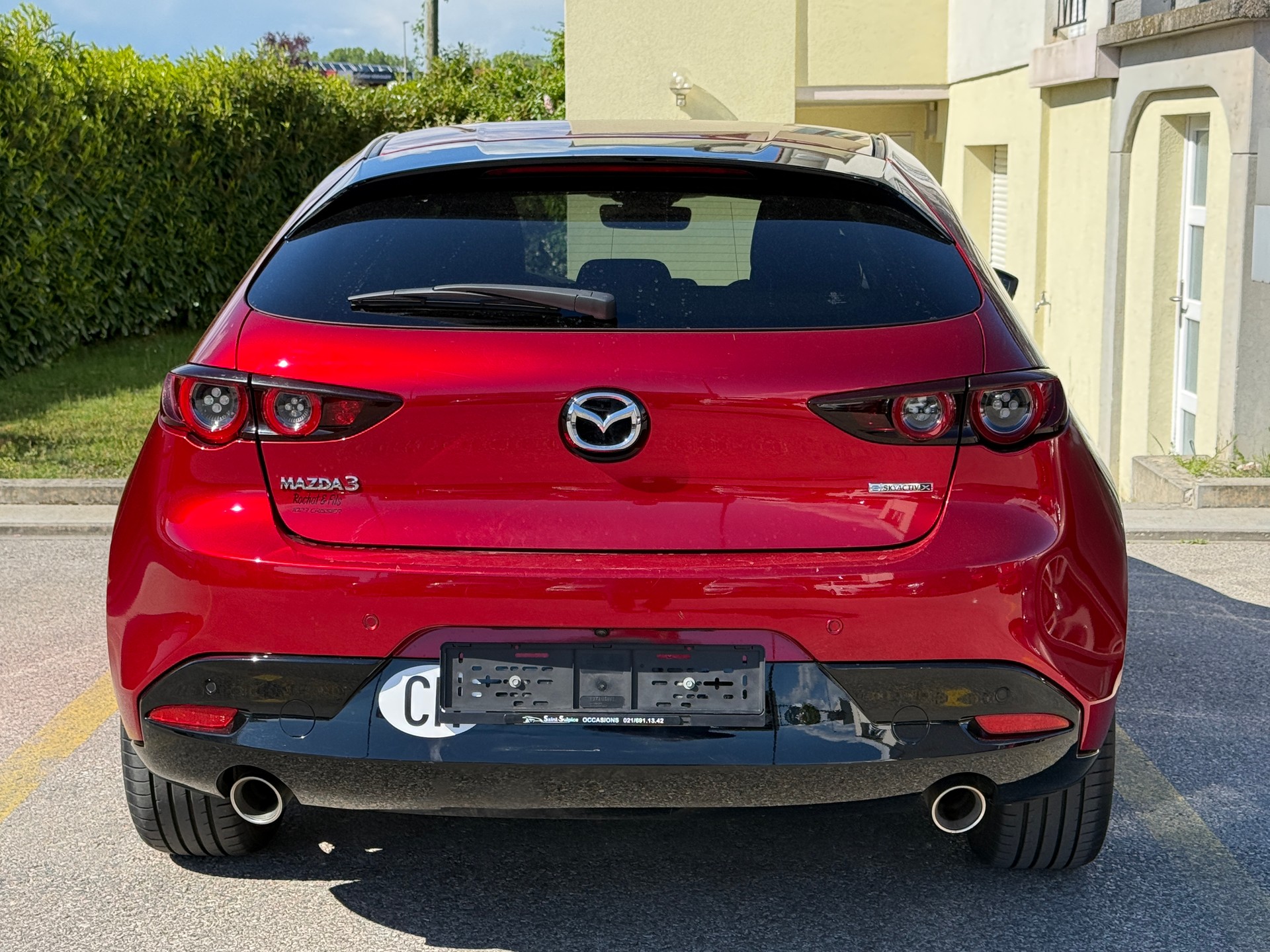 MAZDA 3 Hatchback SKYACTIV-X M Hybrid 186 CV Revolution Automatic - Véhicule CH 1ère main - NOUVELLE EXPERTISE - NEU MFK : 02.06.2026-image-5