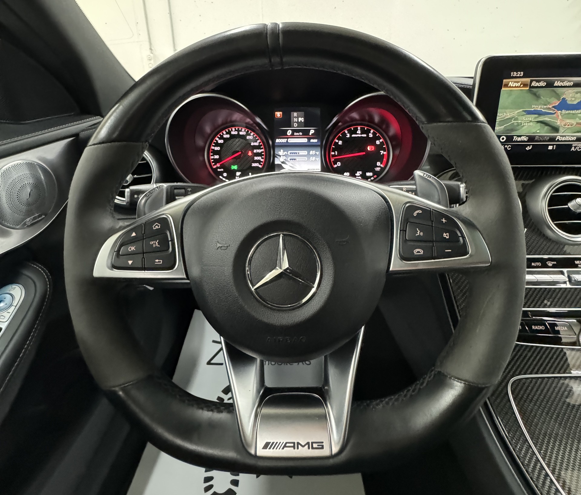 MERCEDES-BENZ C 63 S AMG 510PS Black Edition! Performance-Abgasanlage Speedshift-image-12