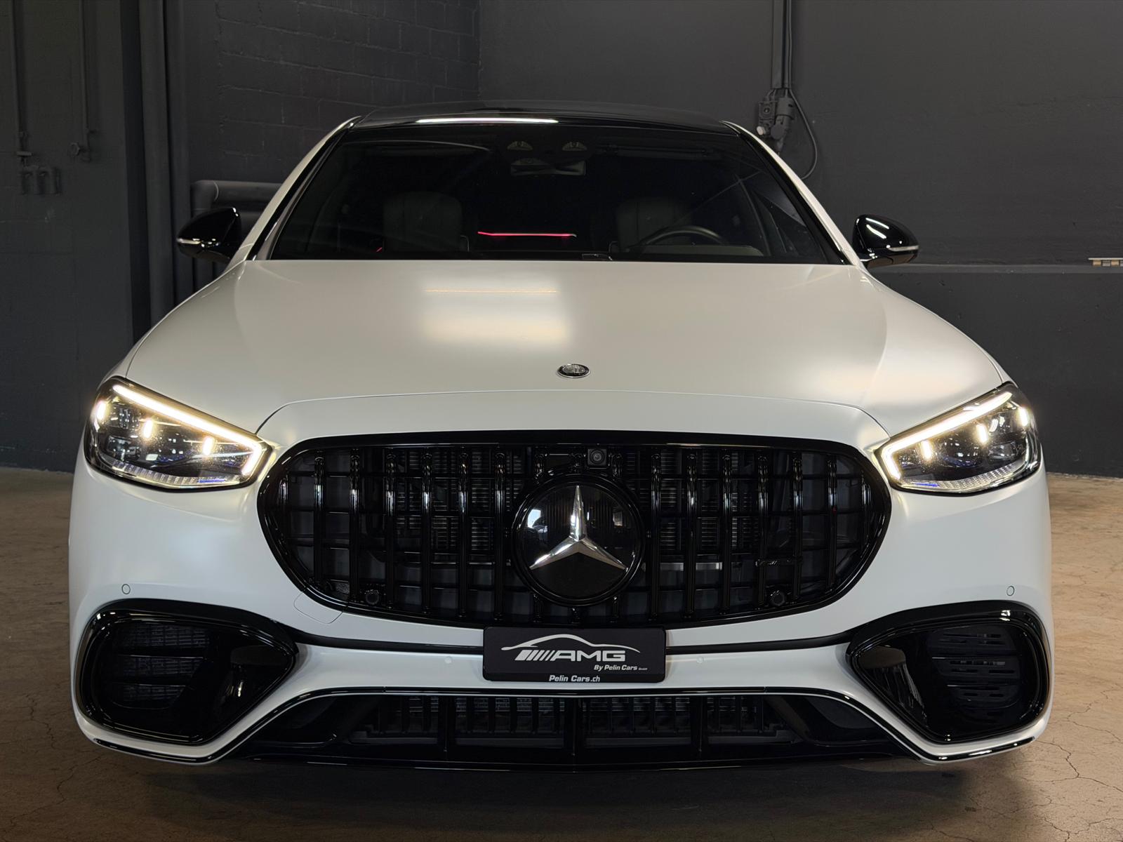 MERCEDES-BENZ S 63 AMG Limited White Matt Black E Performance 4Matic 802PS Lang Version Einzelstück Vollausstattung Gratisservice und Garantie-showroom-element-2
