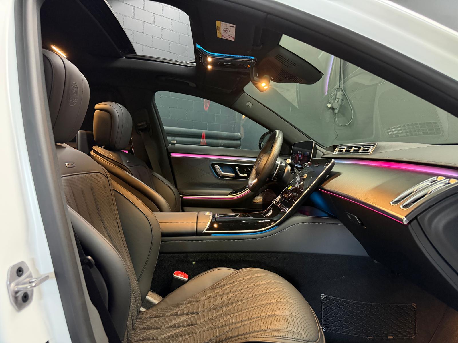 MERCEDES-BENZ S 63 AMG Limited White Matt Black E Performance 4Matic 802PS Lang Version Einzelstück Vollausstattung Gratisservice und Garantie-image-14