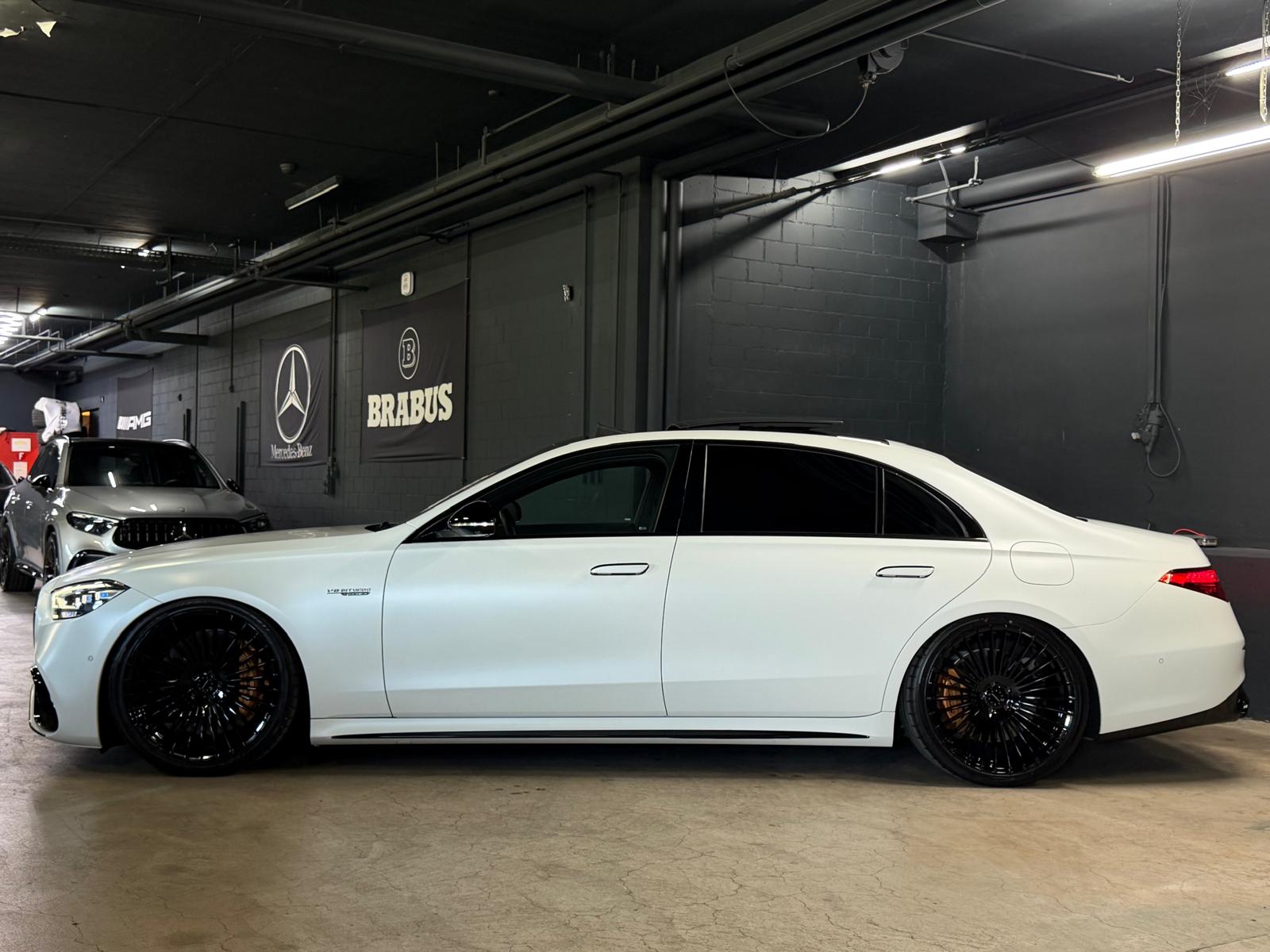MERCEDES-BENZ S 63 AMG Limited White Matt Black E Performance 4Matic 802PS Lang Version Einzelstück Vollausstattung Gratisservice und Garantie-image-8