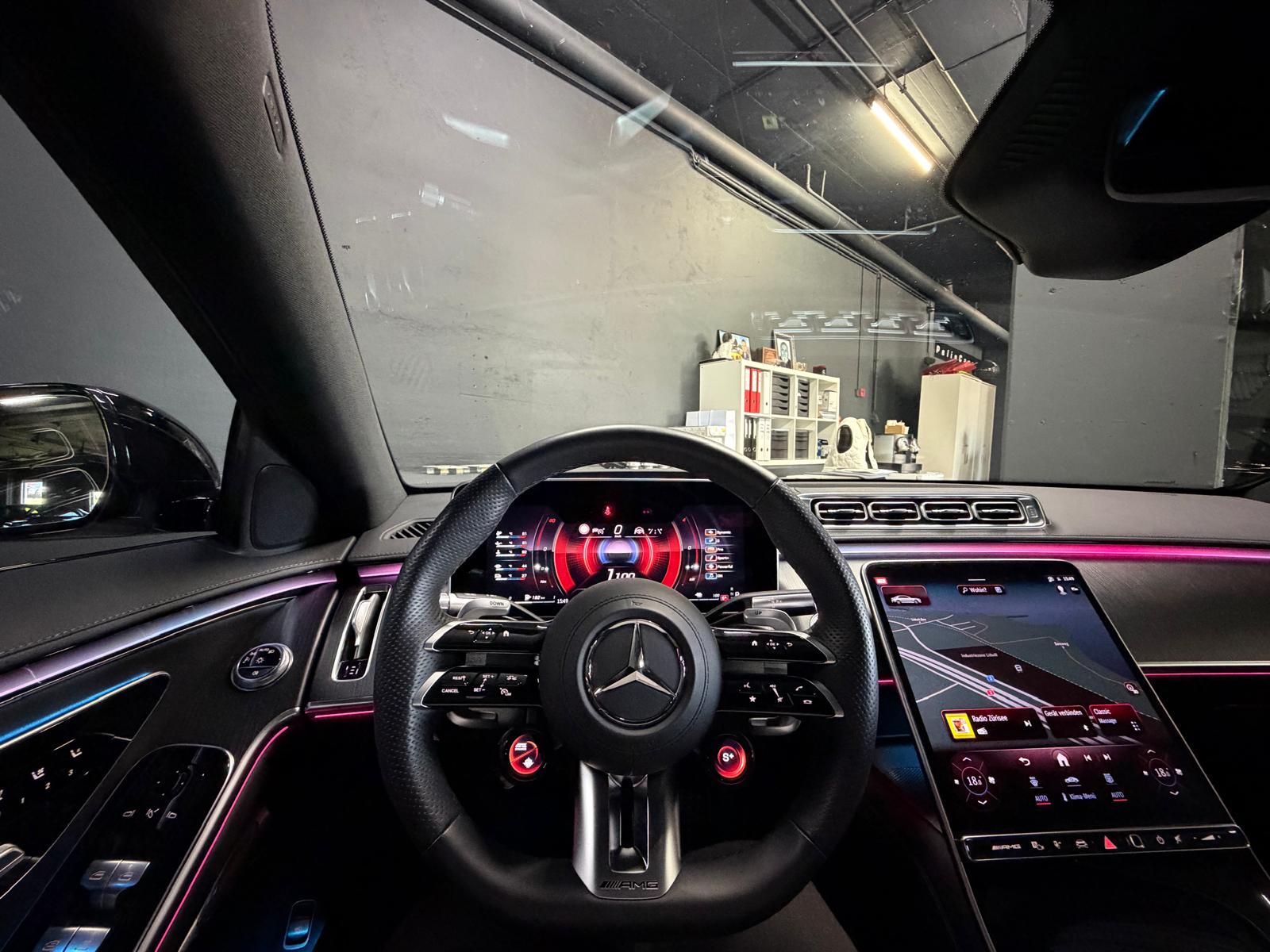 MERCEDES-BENZ S 63 AMG Limited White Matt Black E Performance 4Matic 802PS Lang Version Einzelstück Vollausstattung Gratisservice und Garantie-image-11