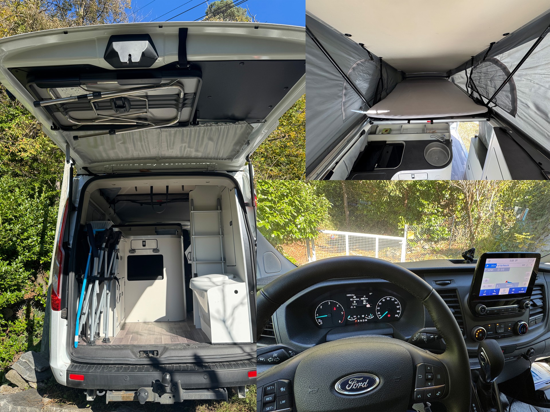 FORD Transit Custom Plus 340 L2H1 Camper Vespahalterung, ausgestattet!-image-4