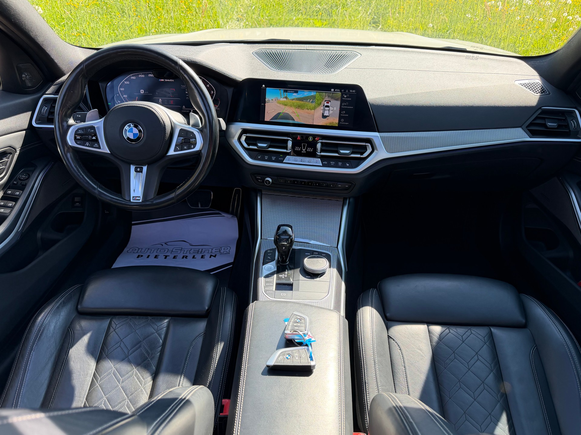 BMW "M340i X-DRIVE KOMBI M-SPORT" BMW GARANTIE !! AB MFK AB SERVICE MIT AHK 1800 KG ZUGLAST. KM 61`000. TOP AUSSTATTUNG !!-image-29
