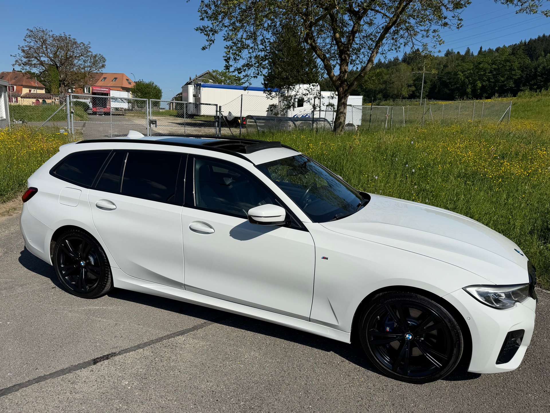 BMW "M340i X-DRIVE KOMBI M-SPORT" BMW GARANTIE !! AB MFK AB SERVICE MIT AHK 1800 KG ZUGLAST. KM 61`000. TOP AUSSTATTUNG !!-image-22