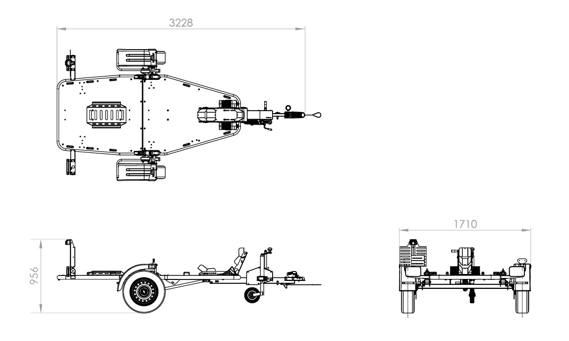 LORRIES MT1 750kg Black Edition 15 Zoll Aluräder Motorradanhänger absenkbar Modelljahr 2026-image-1