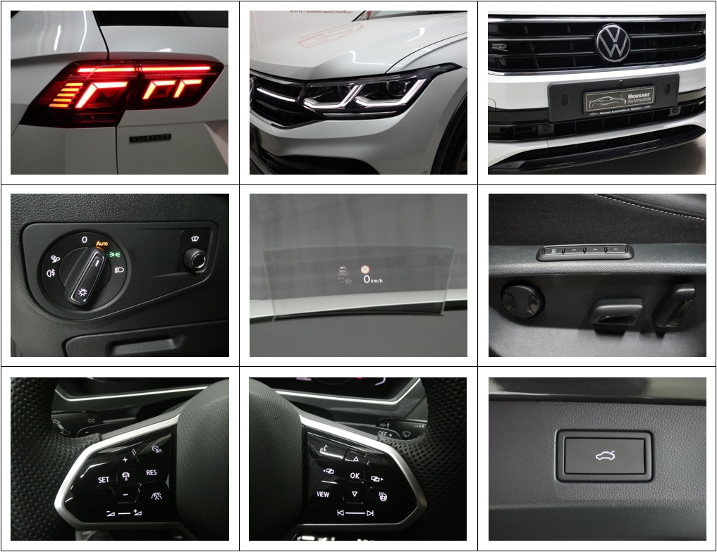 VW Tiguan Allspace 2.0 TSI 4Motion DSG - R-Line - Black Style - Panorama - Leder - Head-Up - Standheizung - 360° Kamera - 245 PS-image-17