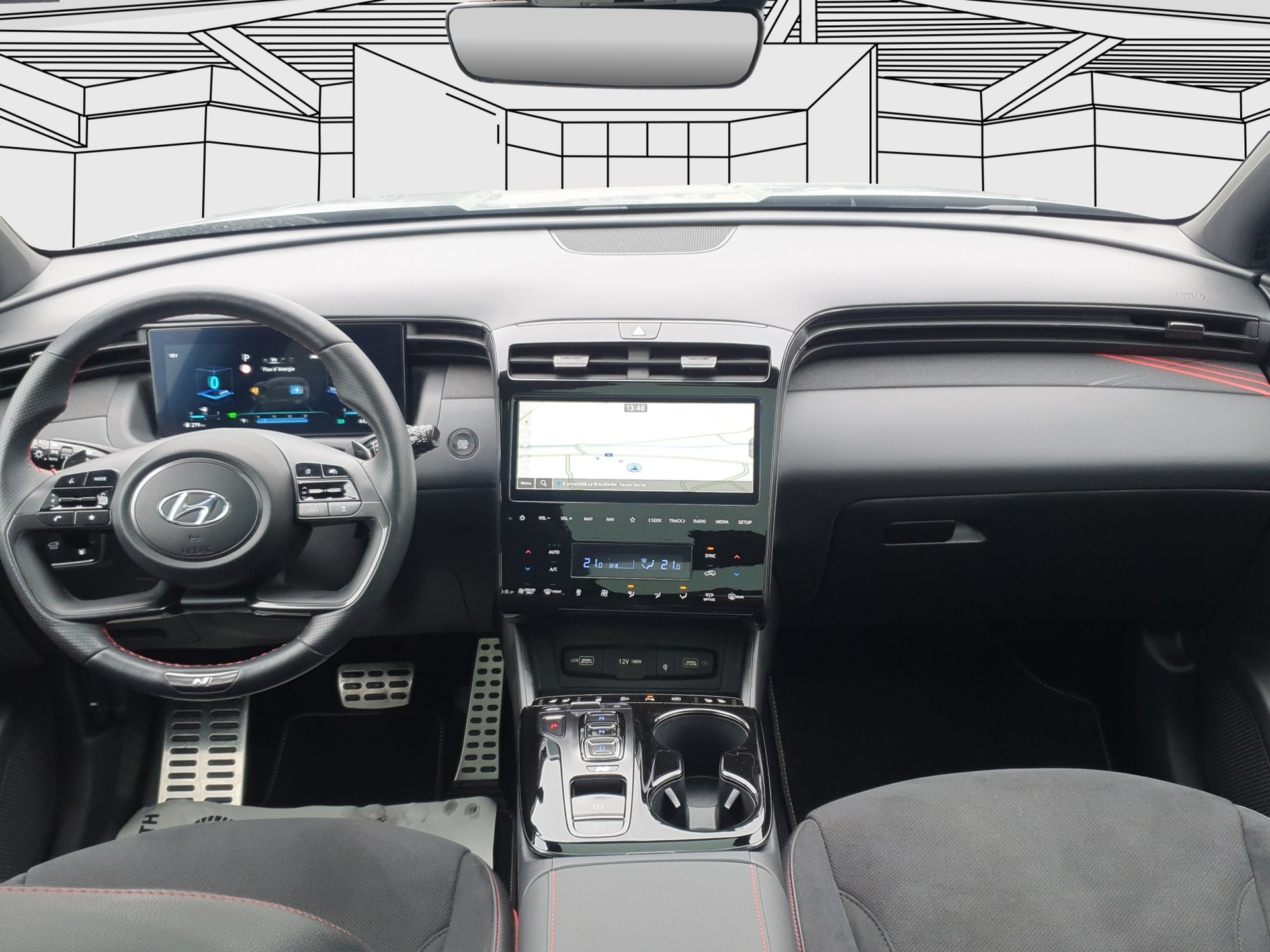 HYUNDAI Tucson 1.6 PHEV N-Line Lux Sunroof 4WD Crochet-image-6