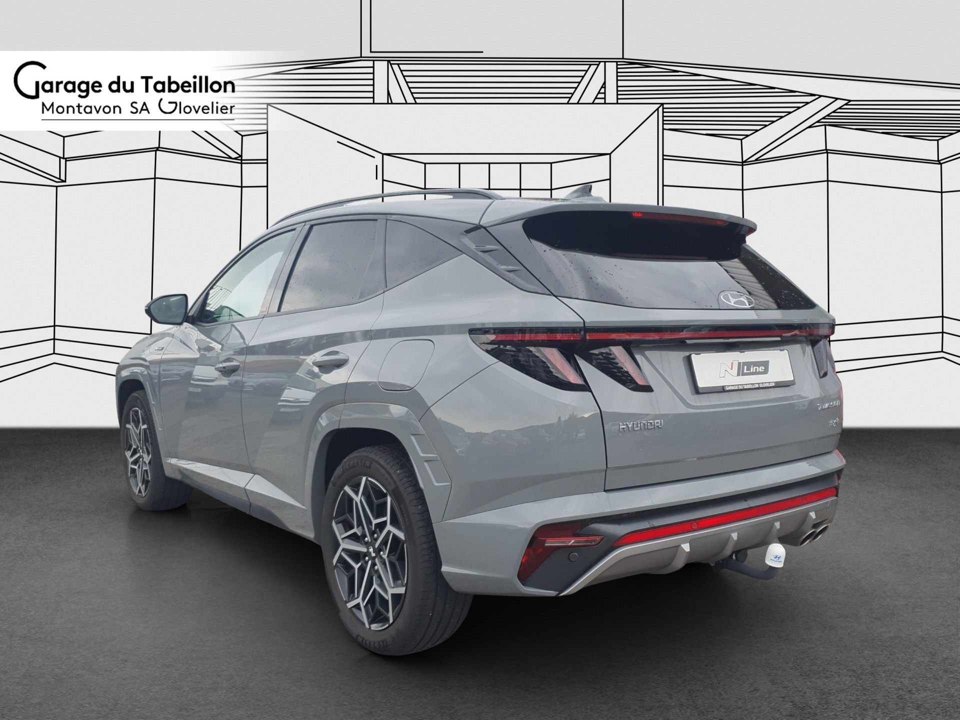 HYUNDAI Tucson 1.6 PHEV N-Line Lux Sunroof 4WD Crochet-image-2
