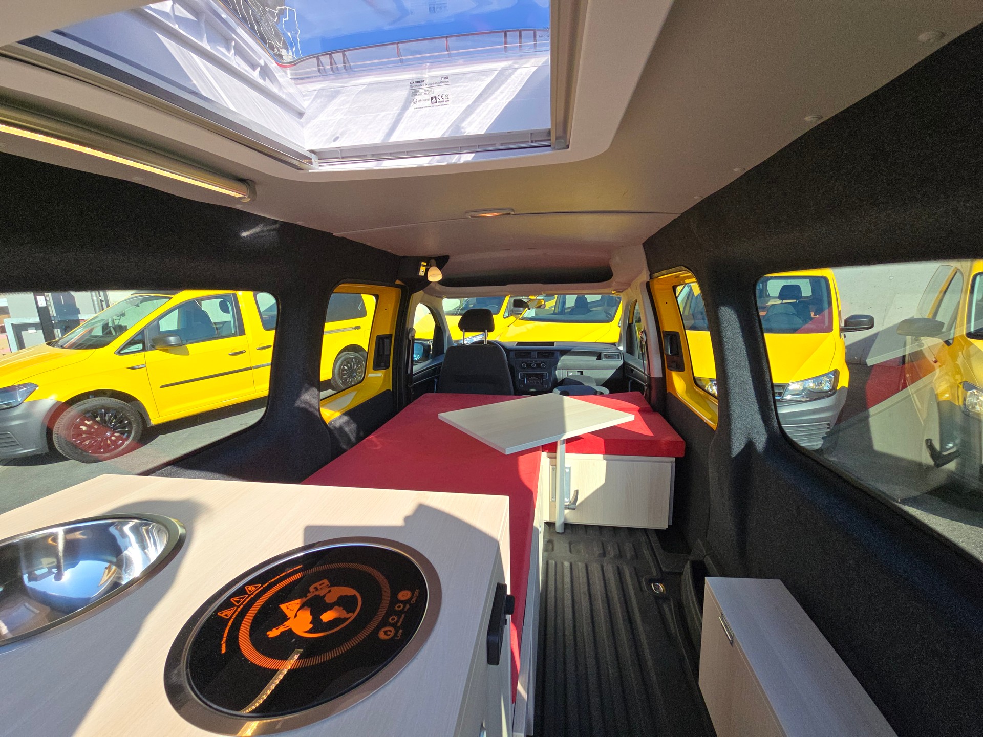 VW GEOVAN L - 102PS Bezin - Klima - PDC hinten - DAB+ - 2 x Schiebetür - grosses Fensterpaket-image-9