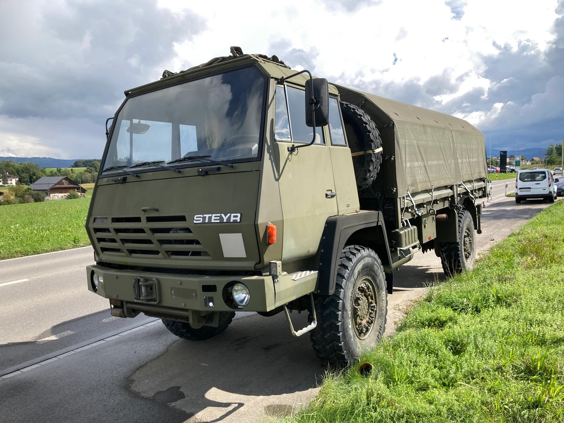 STEYR 1291 4x4 mit Seilwinde