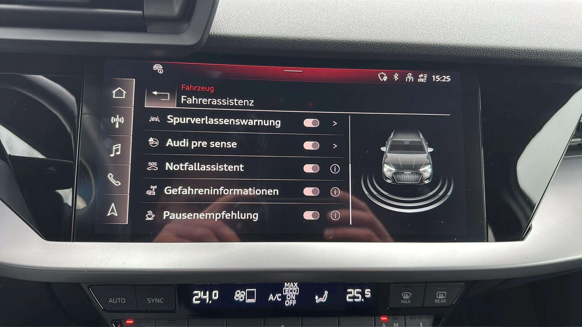 AUDI A1 Sportback 30 TFSI S-tronic Intense mit 5J Werksgarantie oder bis 100000km-image-23