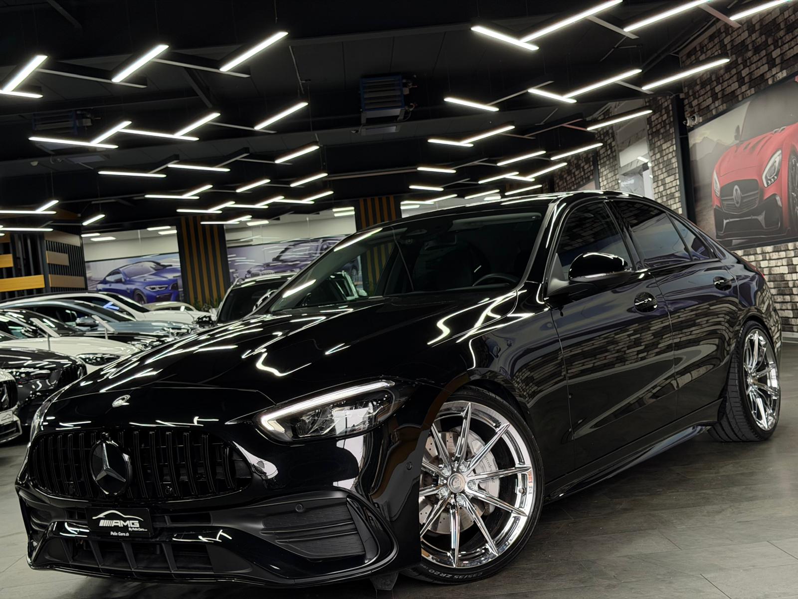 MERCEDES-BENZ C 180 AMG (C63s AMG Bodykit) Limited Black&Silver Performance 5 Jahre Werksgarantie & Gratisservice-showroom-element-2