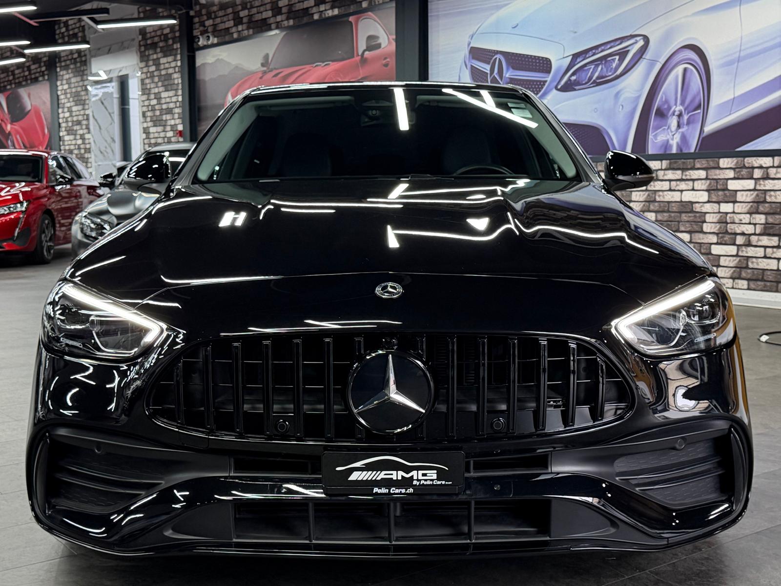 MERCEDES-BENZ C 180 AMG (C63s AMG Bodykit) Limited Black&Silver Performance 5 Jahre Werksgarantie & Gratisservice-showroom-element-3