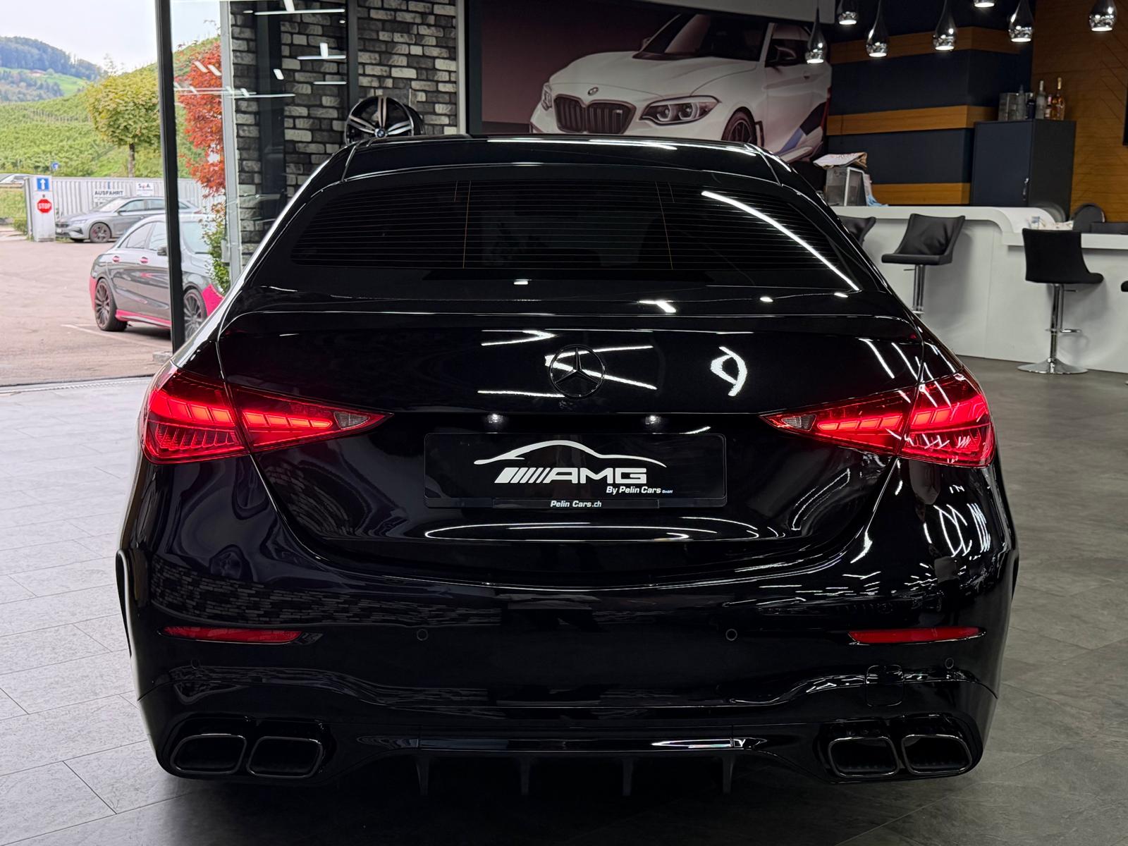 MERCEDES-BENZ C 180 AMG (C63s AMG Bodykit) Limited Black&Silver Performance 5 Jahre Werksgarantie & Gratisservice-image-6