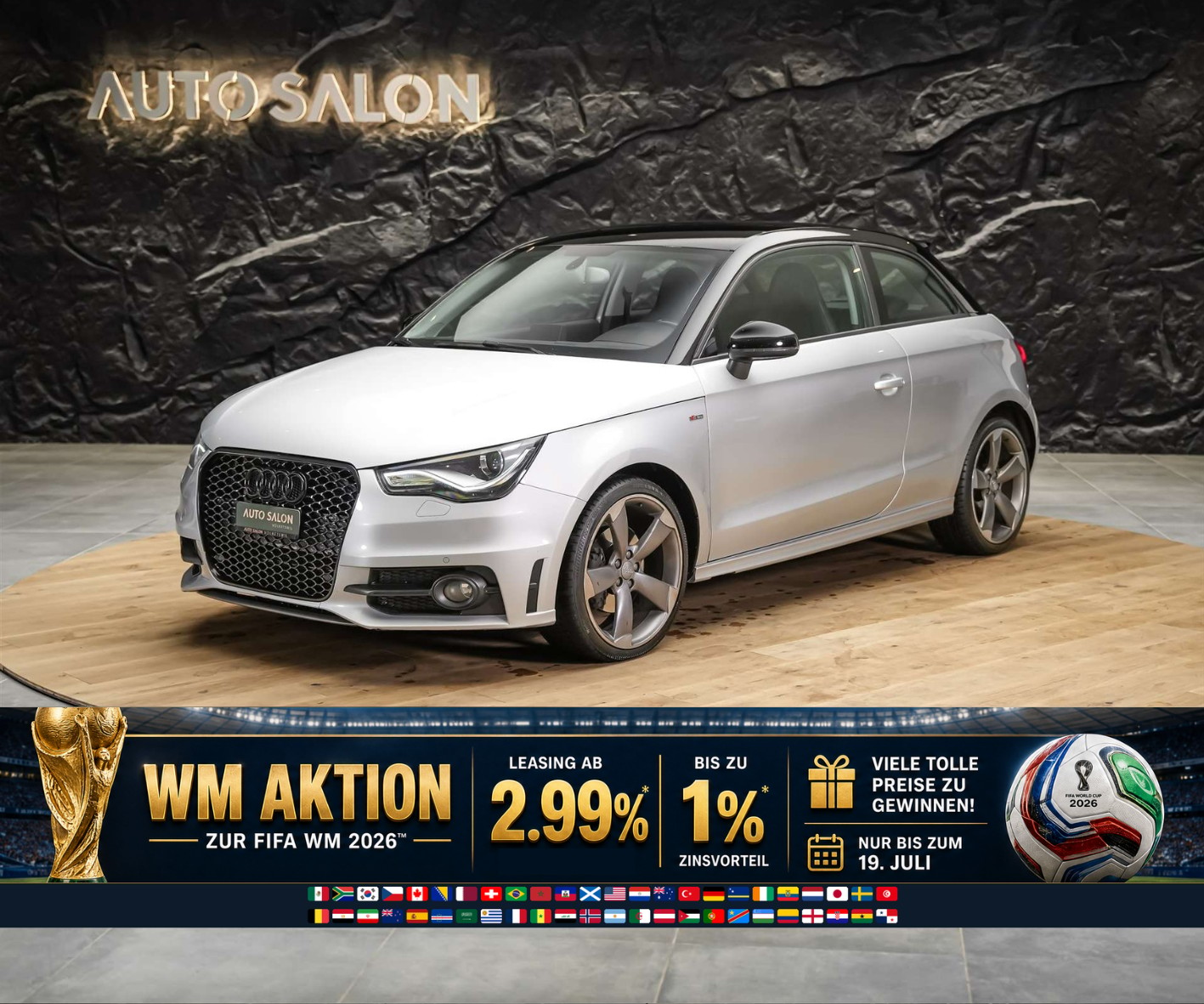 AUDI A1 S-Line 1.4 TFSI S-Tronic *CH Auto*Bose Soundsystem*Tempomat*