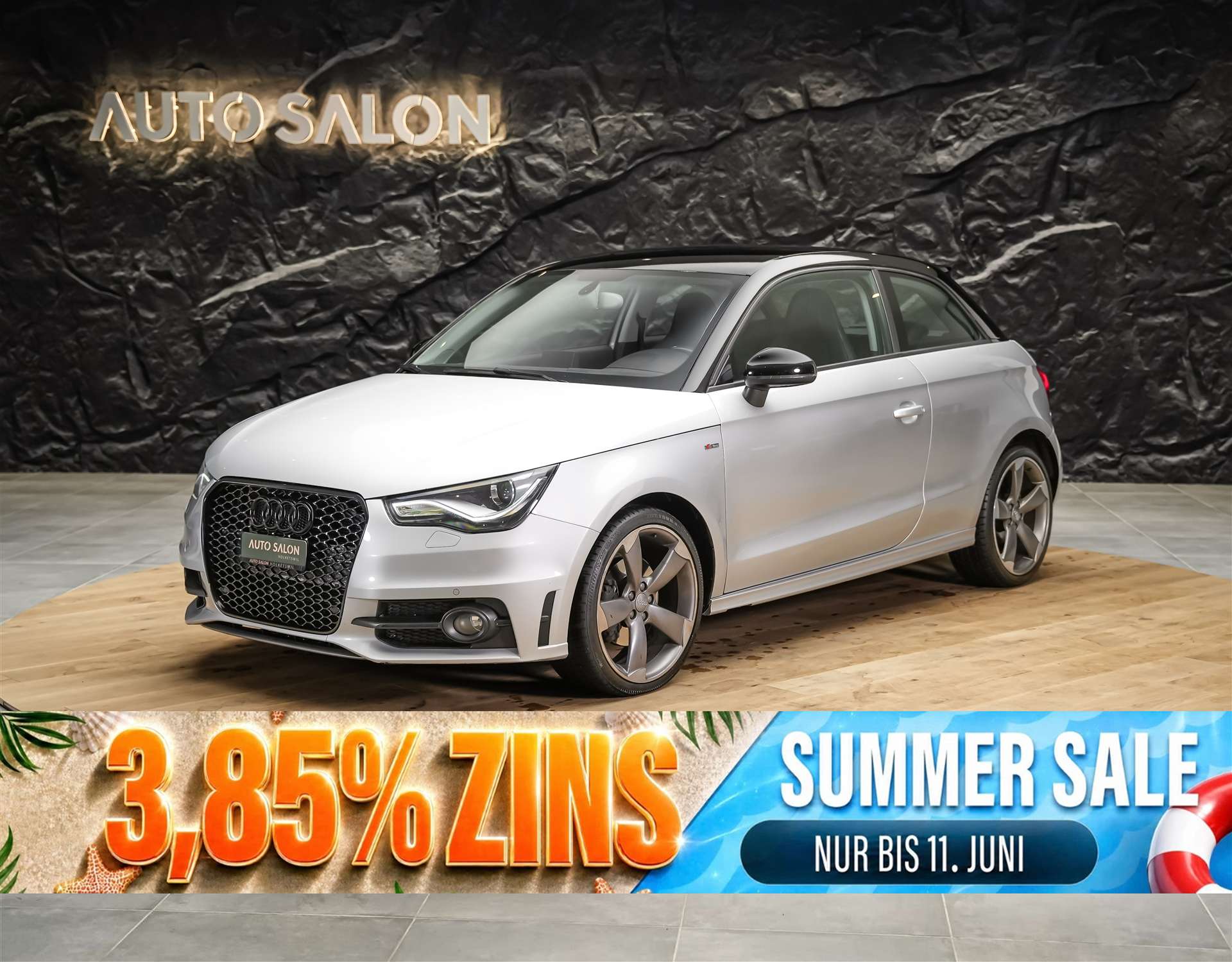 AUDI A1 S-Line 1.4 TFSI S-Tronic *CH Auto*Bose Soundsystem*Tempomat*