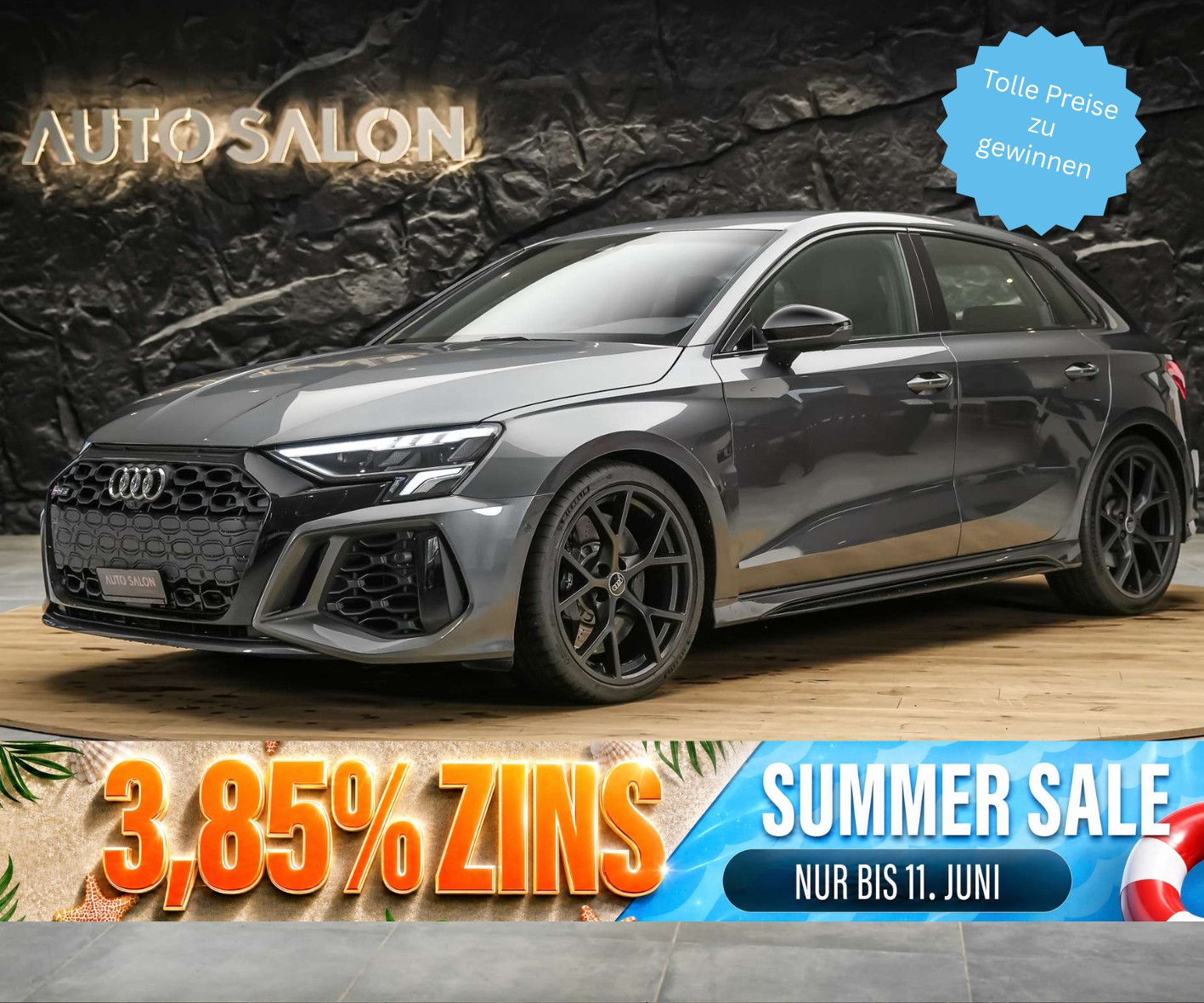 AUDI RS3 Sportback 2.5 TSI quattro S-tronic *RS Sport Abgasanlage*RS Sportsitze*Sitzheizung*Adaptives Fahrwerk