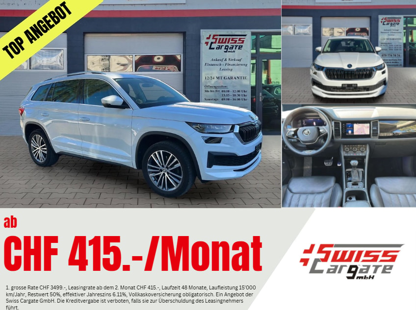 SKODA Kodiaq 2.0 TSI 4x4 L&K mit AHK & Standheizung