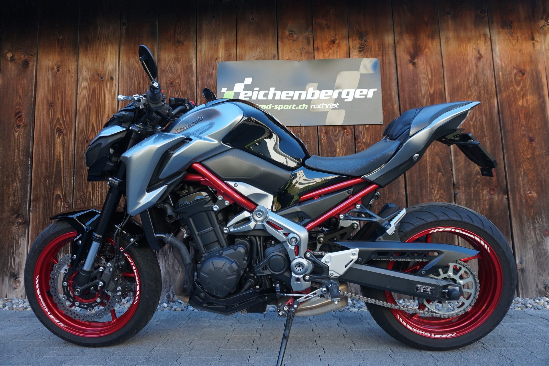 KAWASAKI Z 900 ABS Leovince LV-10 Inox Black Auspuff-image-7