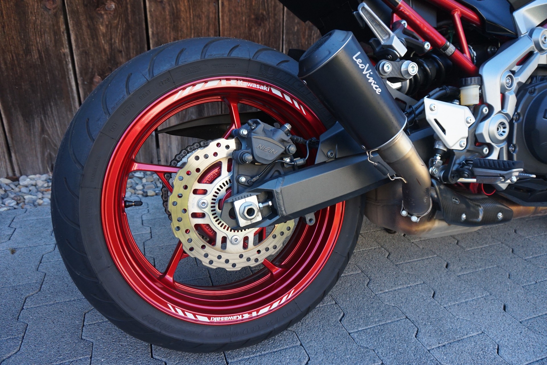 KAWASAKI Z 900 ABS Leovince LV-10 Inox Black Auspuff-image-8