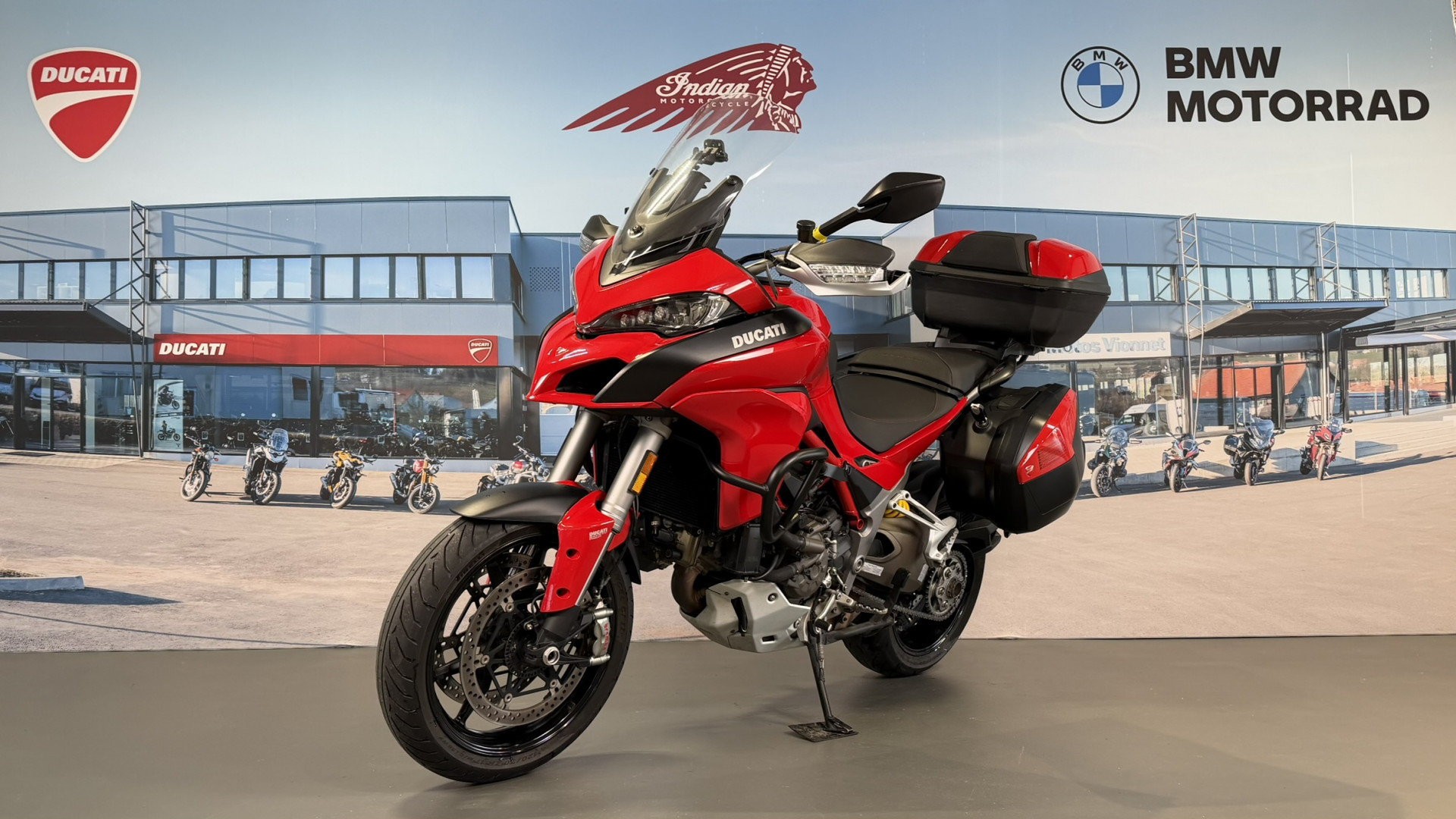DUCATI Multistrada 1200 avec topcase et valises-image-2