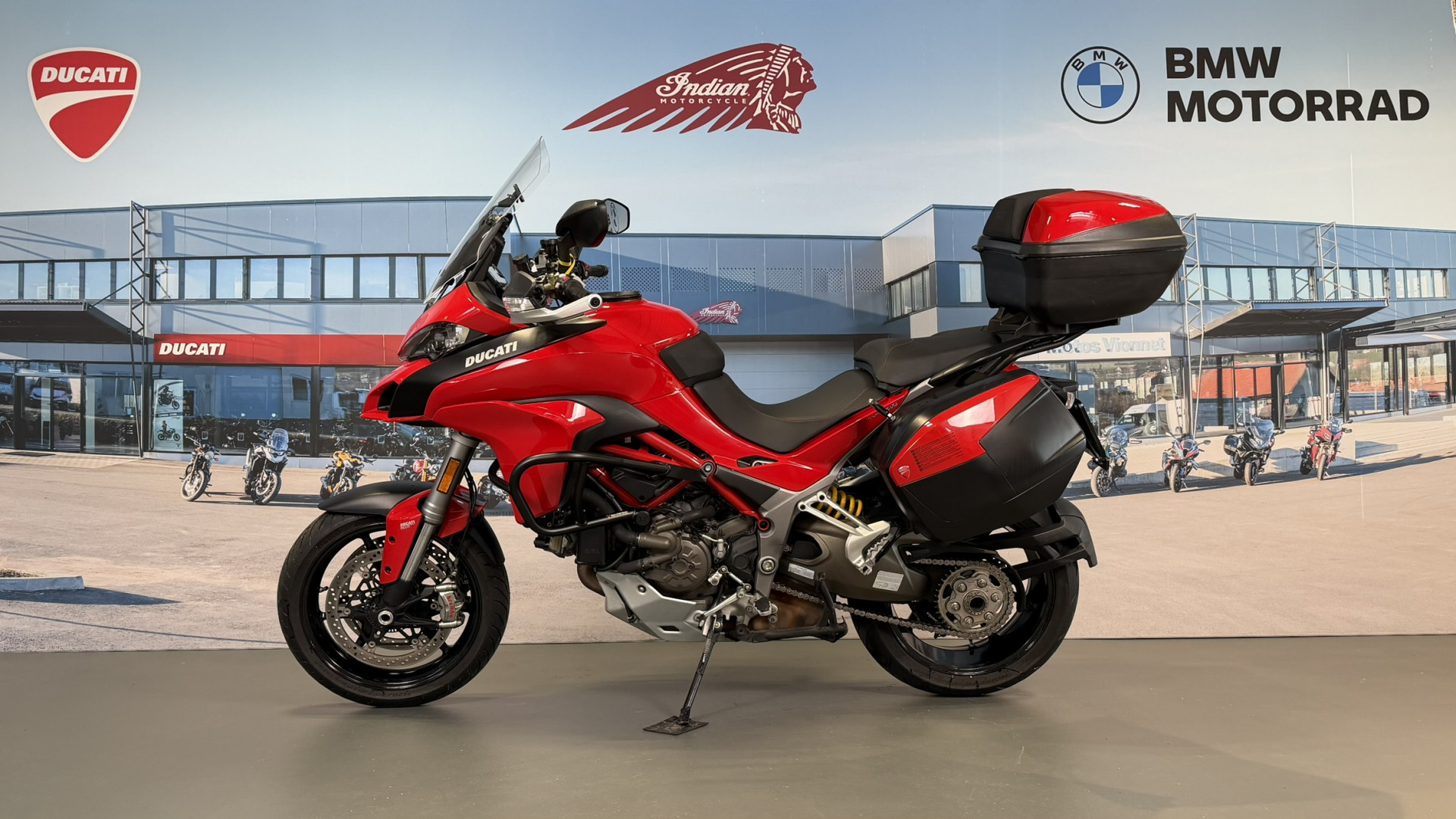 DUCATI Multistrada 1200 avec topcase et valises-image-3