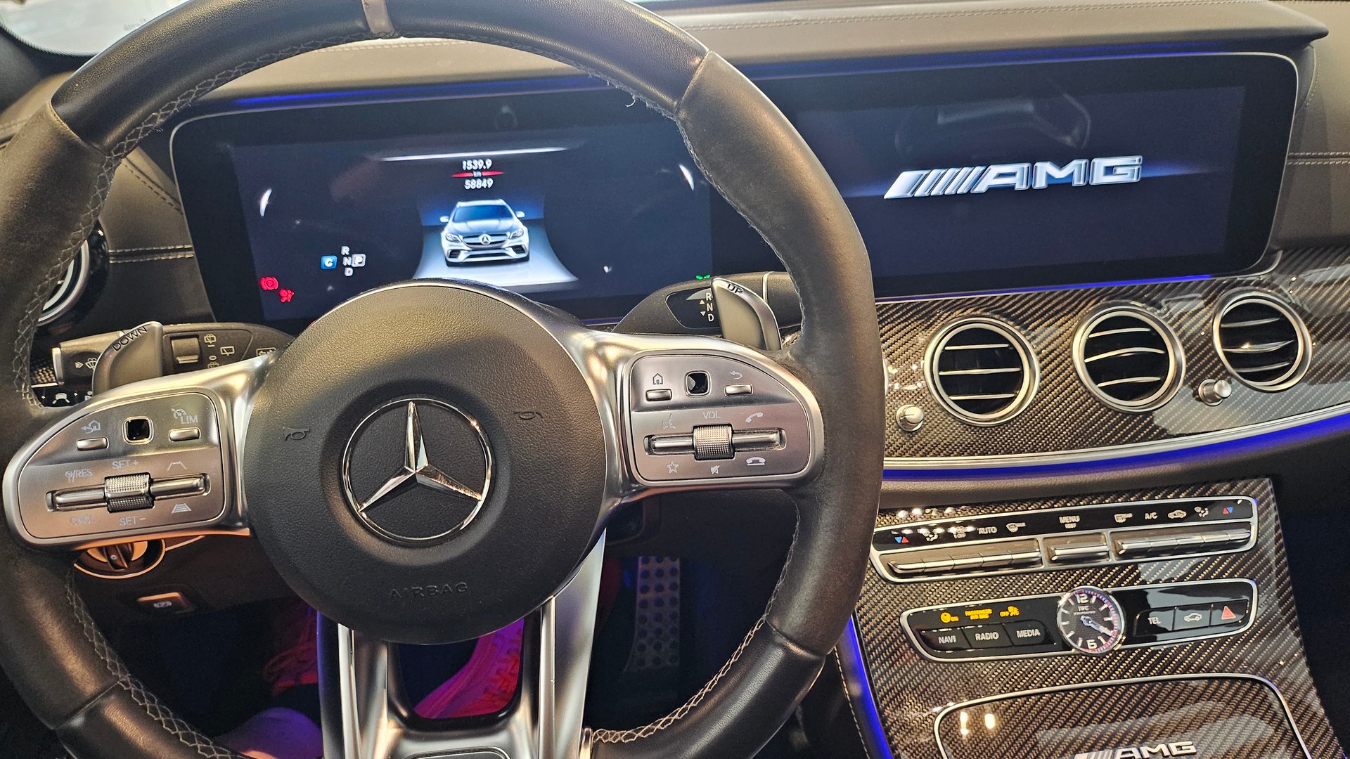 MERCEDES-BENZ E 63 AMG S 4 Matic 9G-Tronic, 612 PS selenitgrau, Top Ausstattung AMG Performance-Abgasanlage-image-26