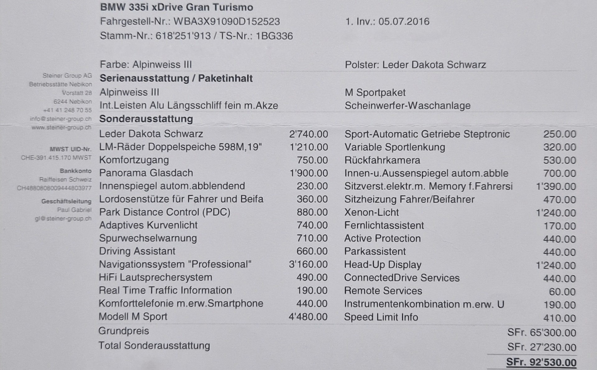 BMW 335i GT xDrive M Sport Line Steptronic-image-6