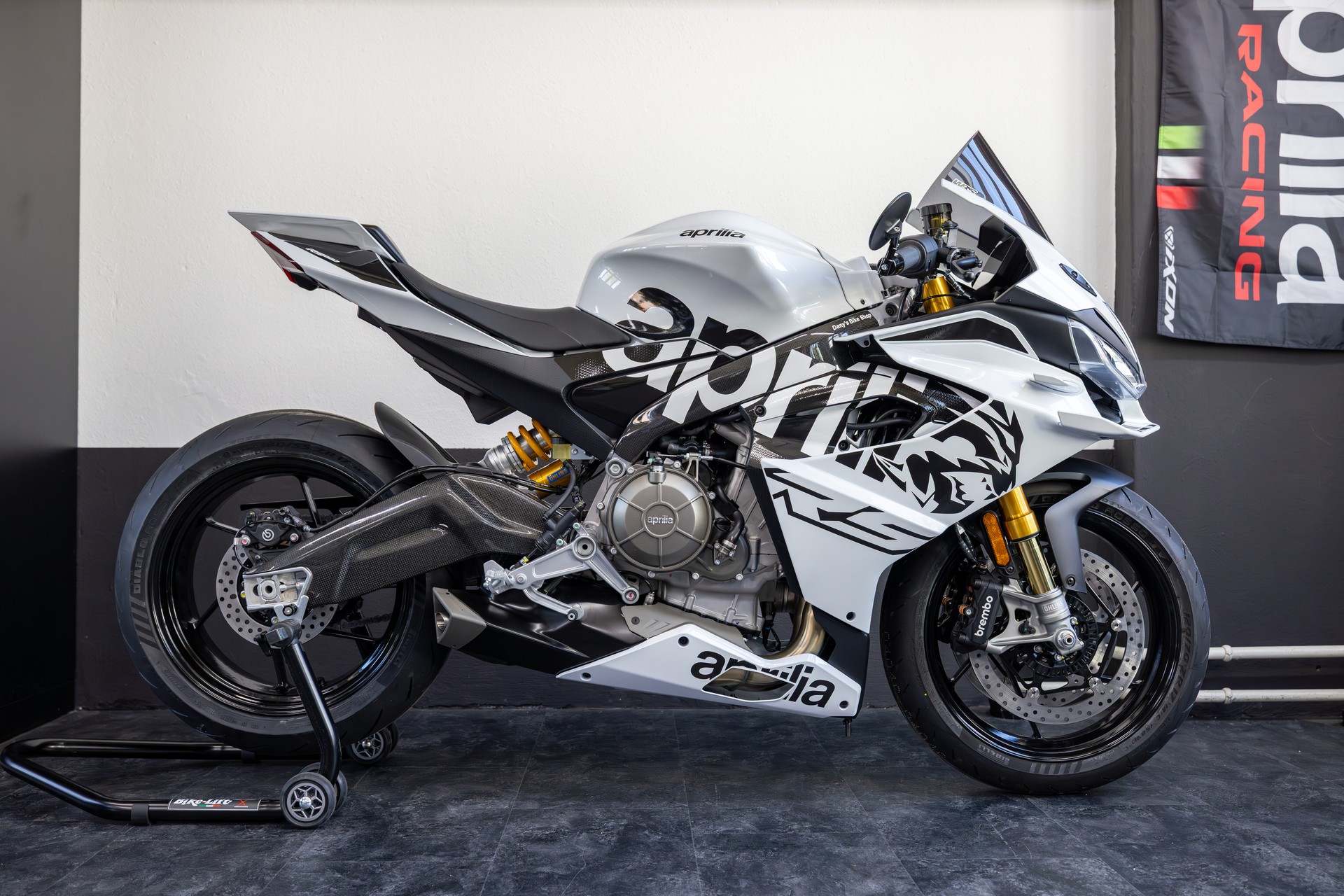 APRILIA RS 660 white Lion Factory E5+ (35kW)-image-9