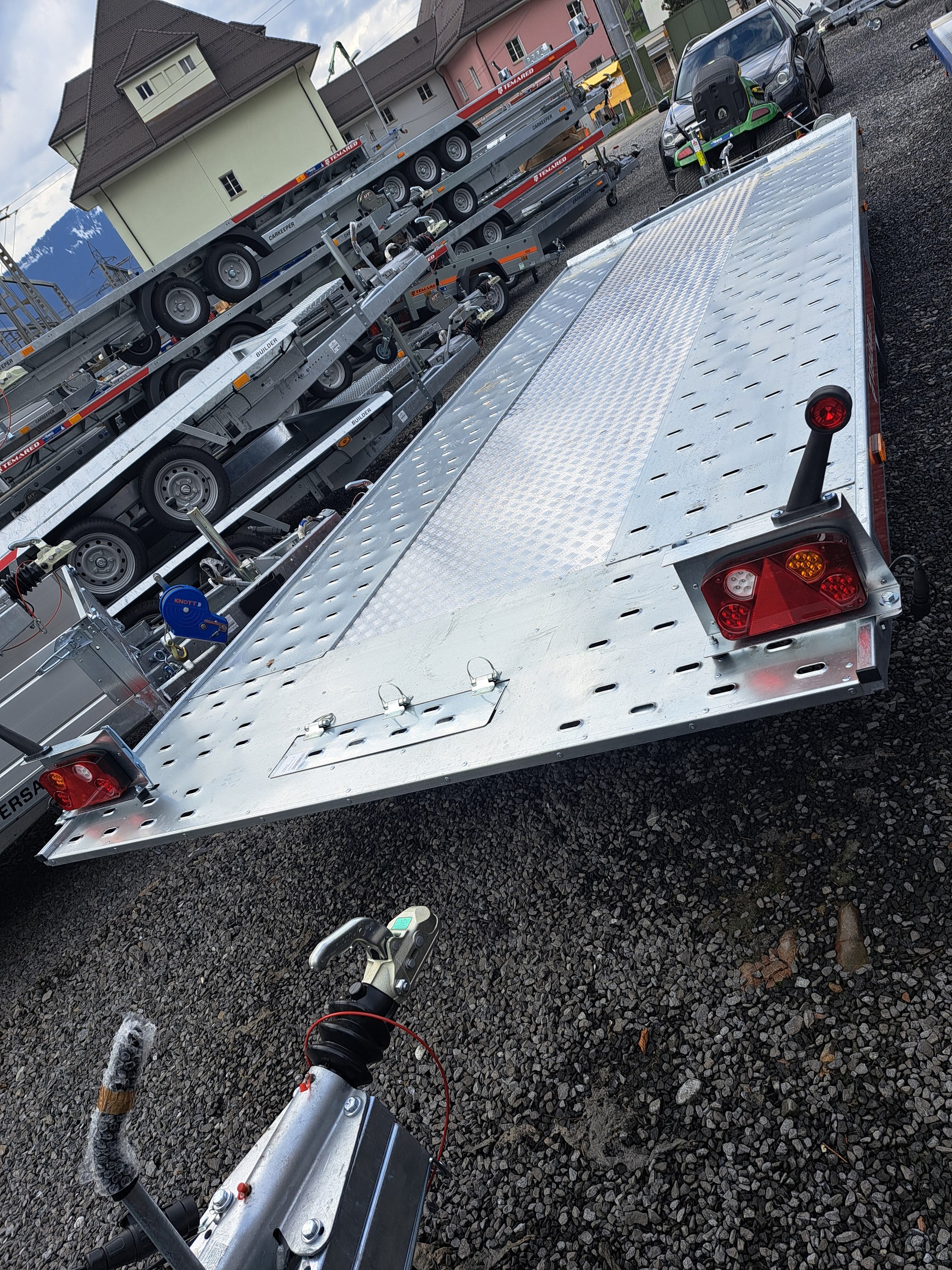 TEMARED Carkeeper 5820/3 mittig Alu 3'500 Kg-image-2