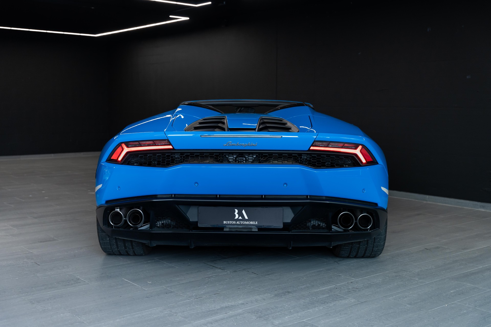 LAMBORGHINI Huracan LP610-4 Spyder DCT / CH AUTO / LE MANS BLUE / frisch ab Lamborghini Service-image-8