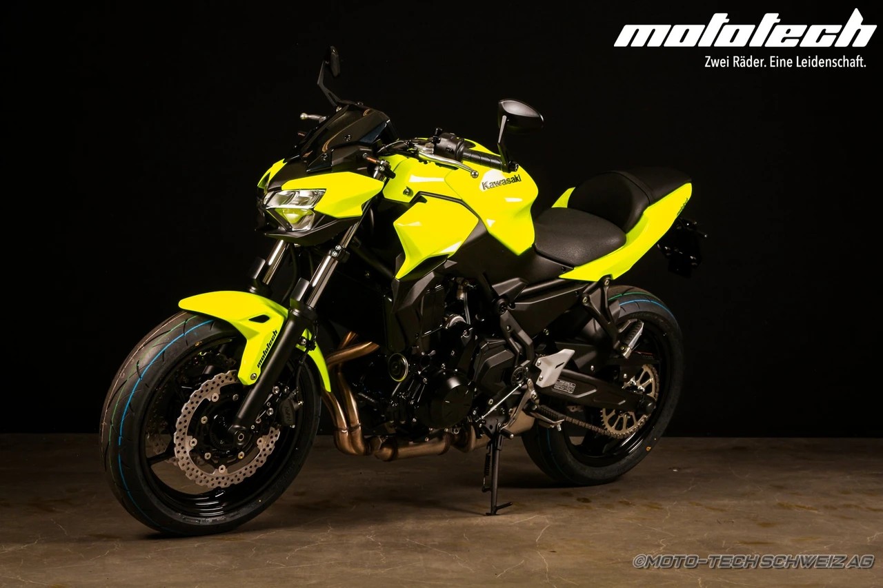 KAWASAKI Z 650 (35/50kW) STAGE 1 NEON GELB EDITION-image-4