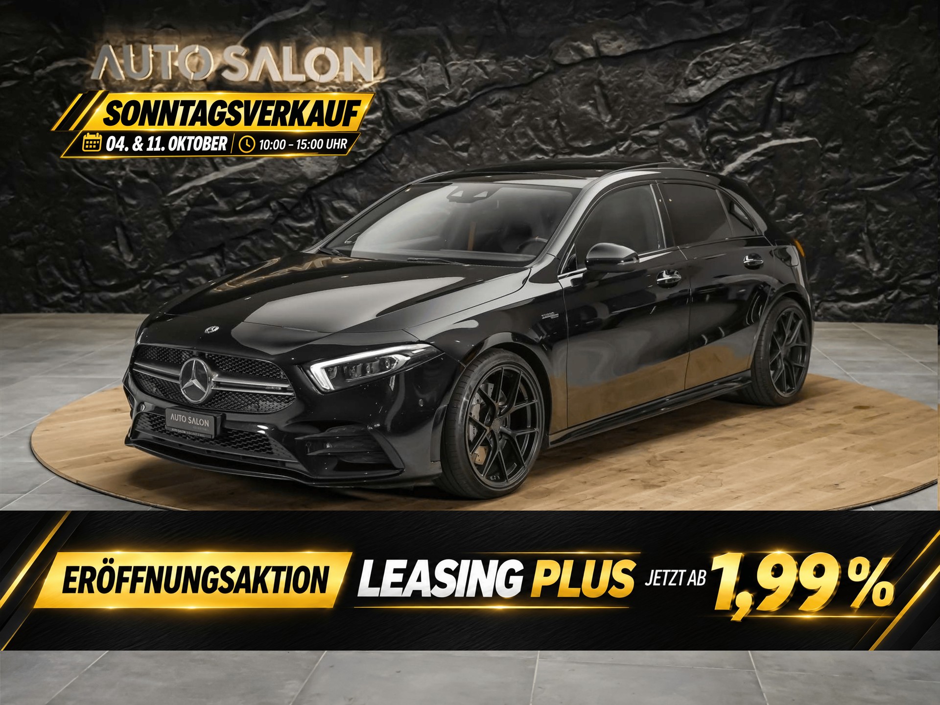 MERCEDES-BENZ A 35 AMG 4Matic Speedshift *CH -Fahrzeug*Panorama*Burmester*El. Sitze mit Memory*