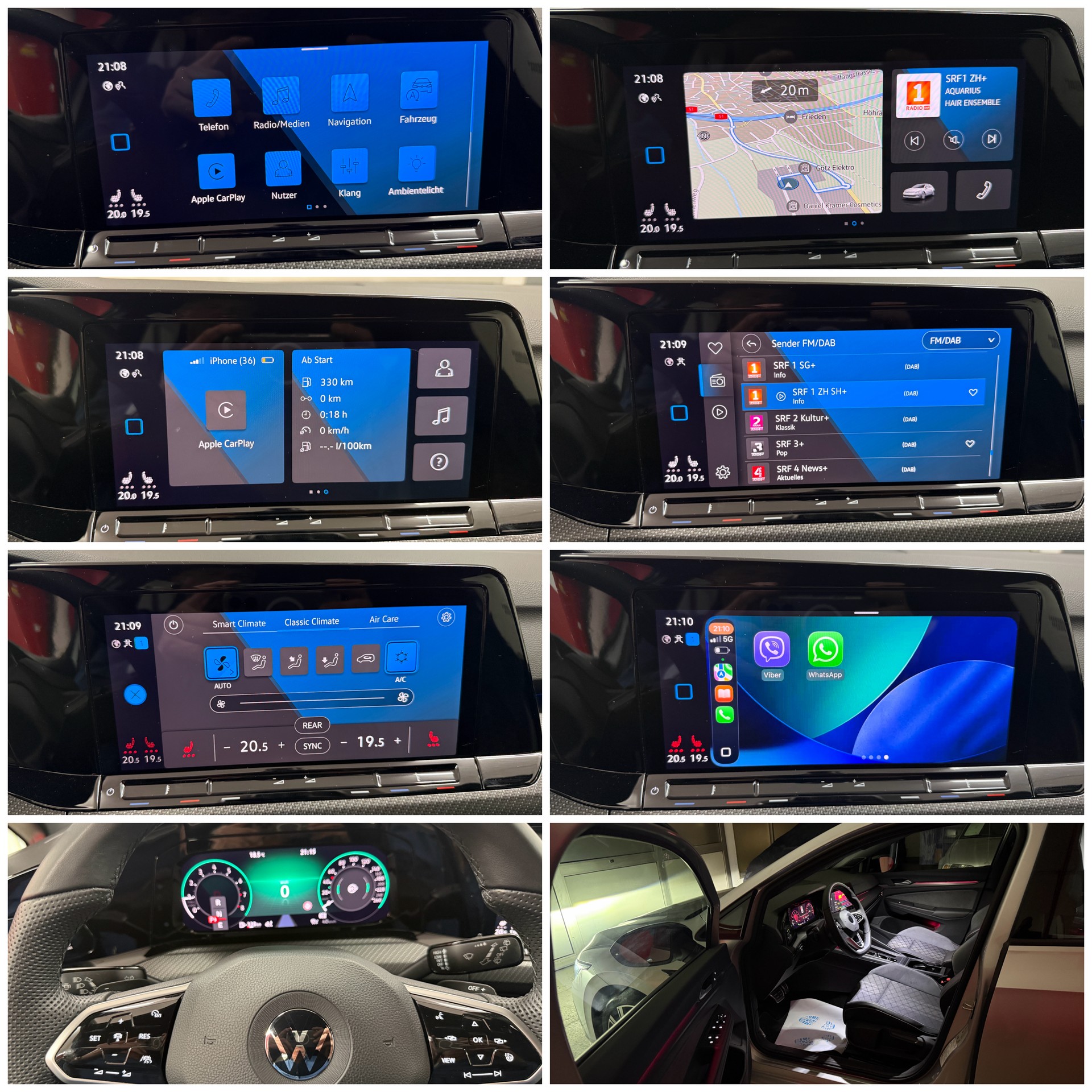 VW Golf 1.5 eTSI mHEV ACT R-Line DSG voller Ausstattung, frsich ab MFK Werkgarntie bis Mai 2026-image-24