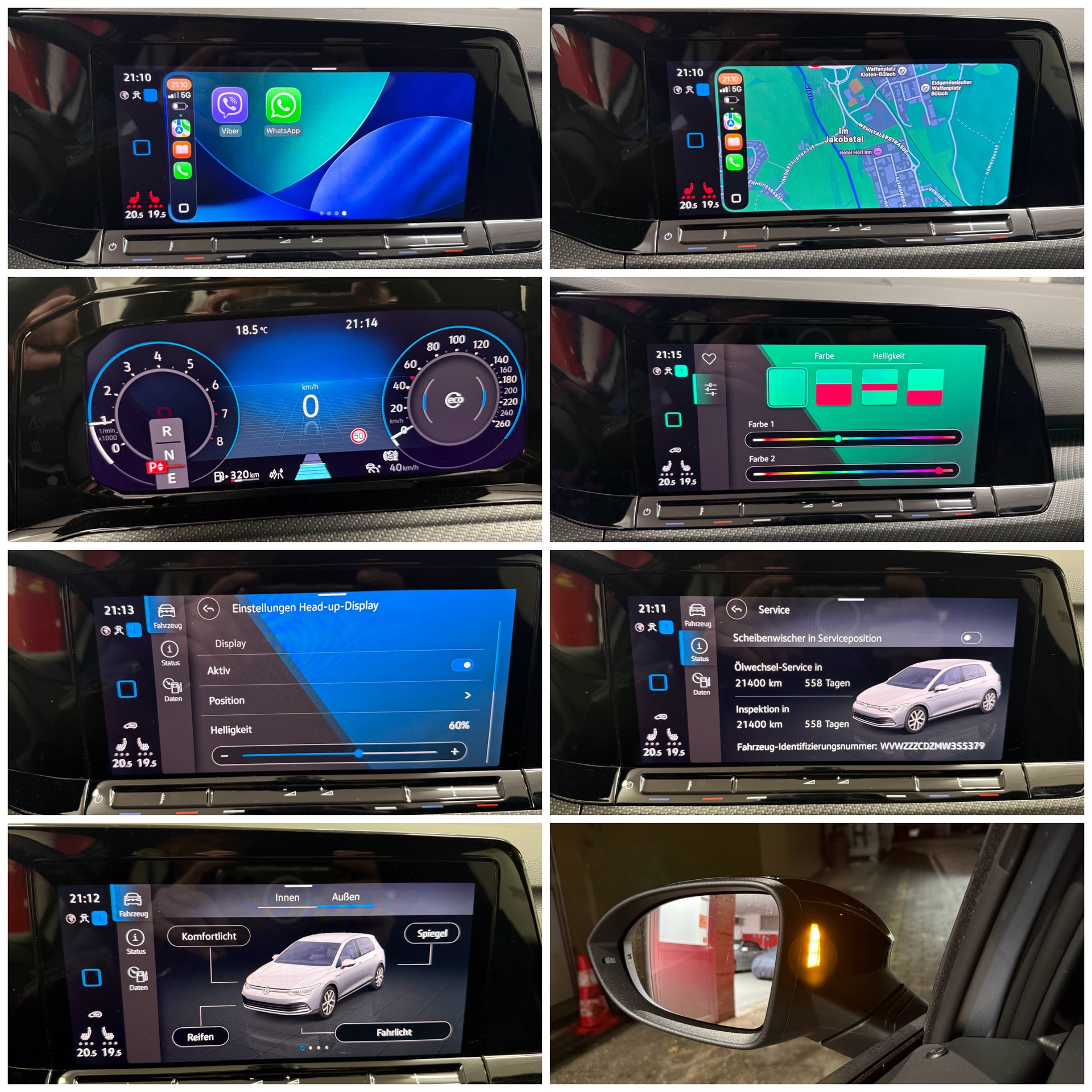 VW Golf 1.5 eTSI mHEV ACT R-Line DSG voller Ausstattung, frsich ab MFK Werkgarntie bis Mai 2026-image-22