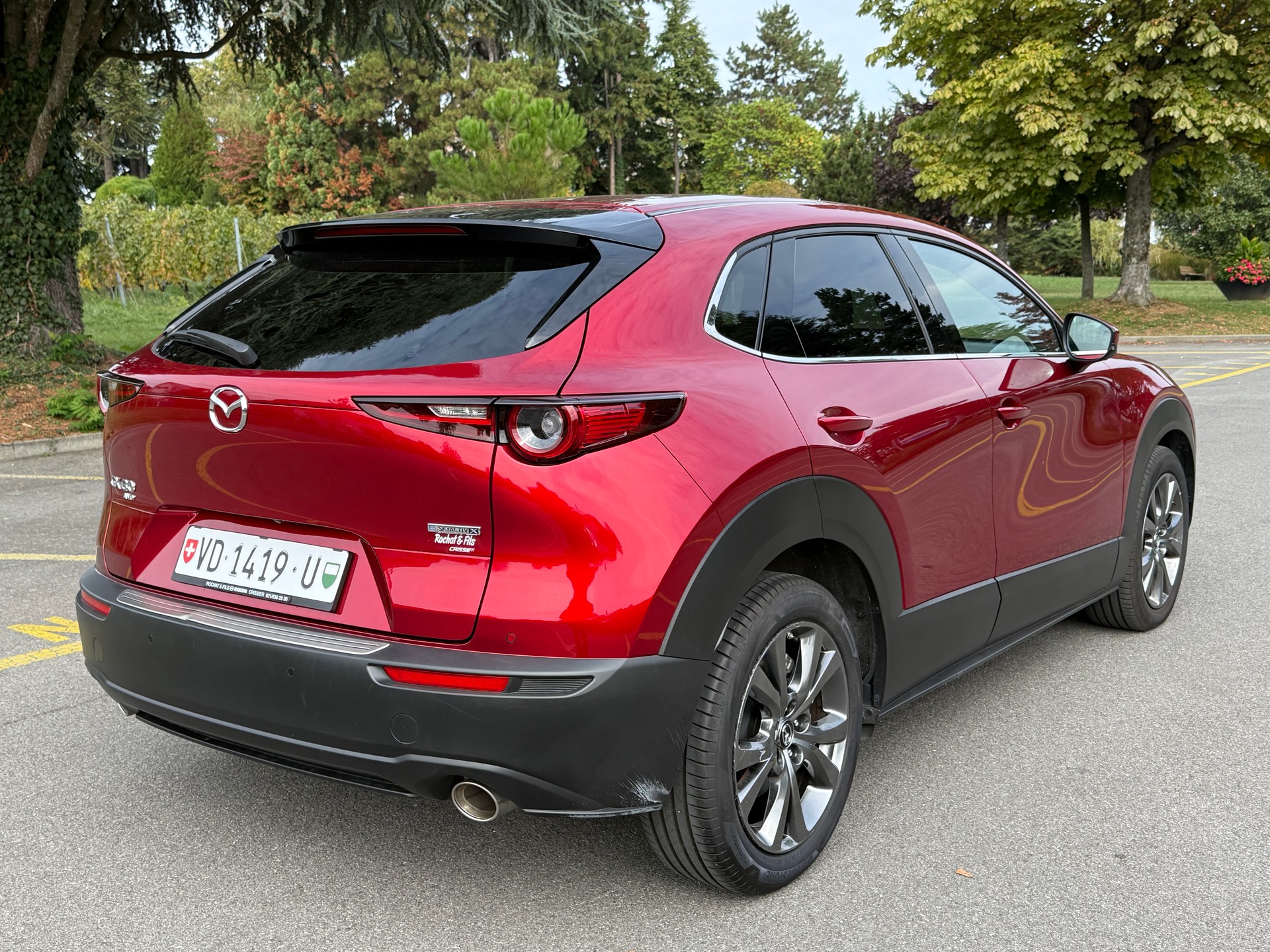 MAZDA CX-30 SKYACTIV-X 186 M Hybrid AWD Revolution Automat - CUIR - NAVIGATION - ANDROID AUTO - APPLE CARPLAY-image-4